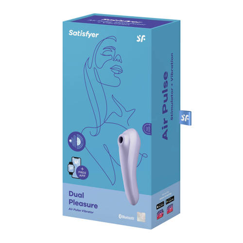 Wehkamp Satisfyer Dual Pleasure Air Pulse vibrator - lila aanbieding
