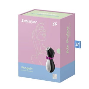 Penguin vibrator - Zwart/Wit