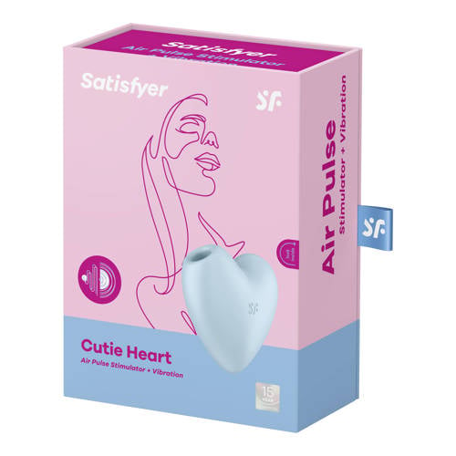 Wehkamp Satisfyer Cutie Heart vibrator - lichtblauw aanbieding