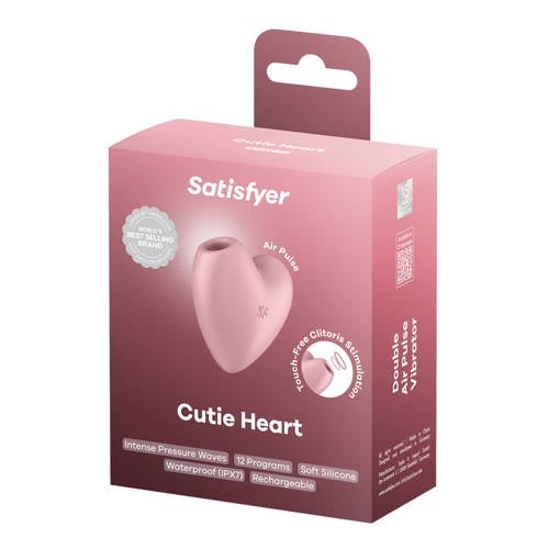 Wehkamp Satisfyer Cutie Heart vibrator - Roze aanbieding