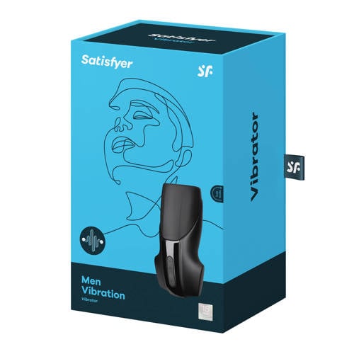 Satisfyer Men Vibration Vibrerende masturbator - Zwart afbeelding