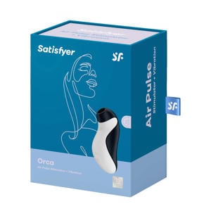 Orca vibrator - Zwart/Wit