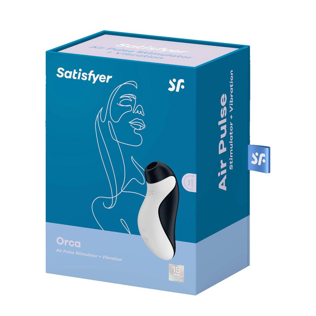 Satisfyer Orca vibrator - Zwart/Wit