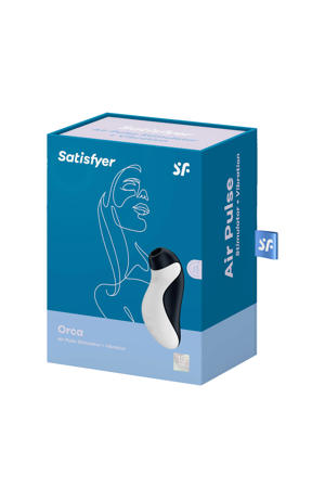 Orca vibrator - Zwart/Wit