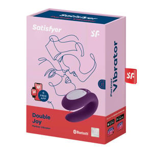 Double Joy koppel vibrator - Paars