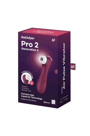 Pro 2 Generation 3 vibrator (incl. app control) - Wijnrood