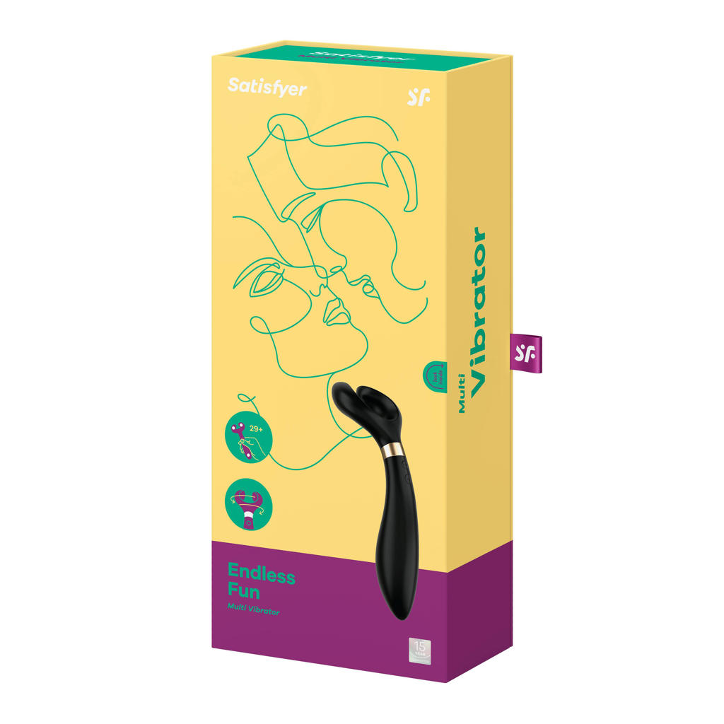 Satisfyer Multifun 3 Endless Fun Koppel vibrator - Zwart