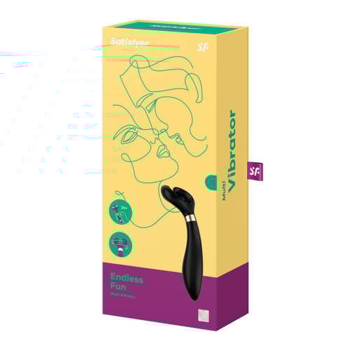 Wehkamp Satisfyer Multifun 3 Endless Fun Koppel vibrator - Zwart aanbieding