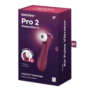 Pro 2 Generation 3 vibrator (excl. app control) - Wijnrood