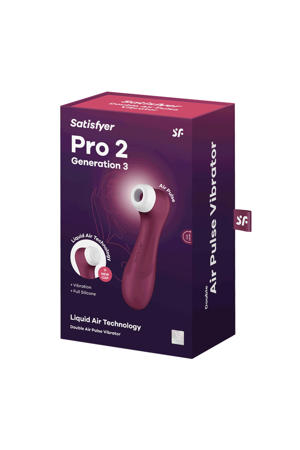 Pro 2 Generation 3 vibrator (excl. app control) - Wijnrood