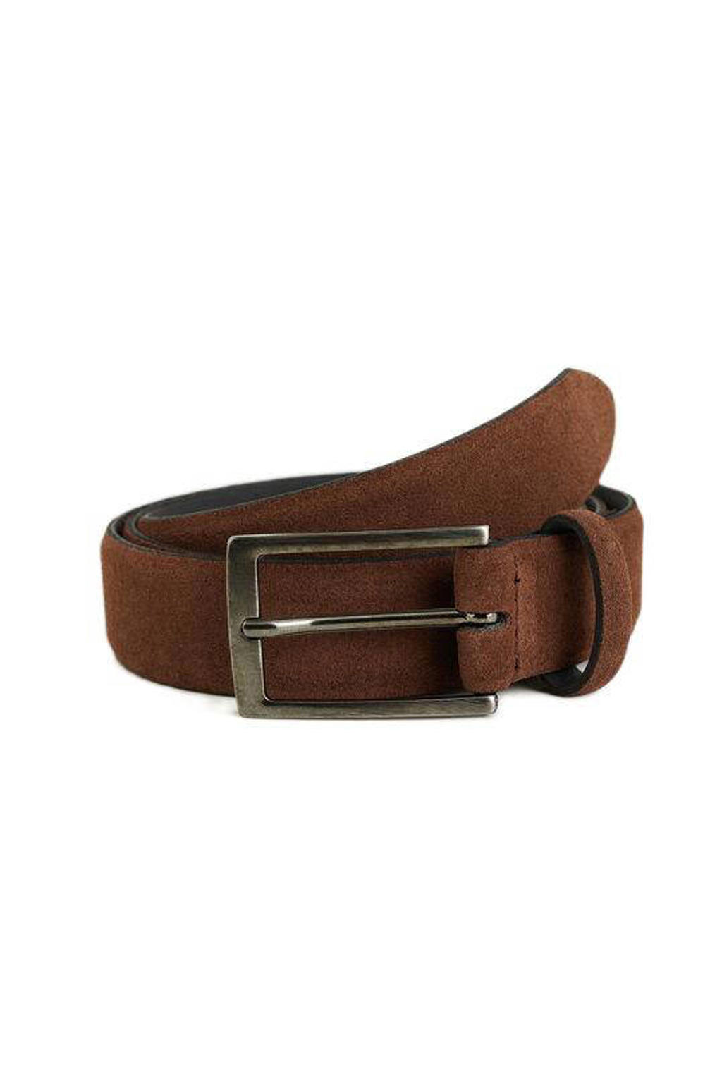 WE Fashion leren riem bruin