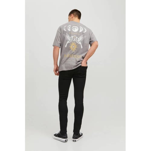 JACK & JONES JEANS INTELLIGENCE skinny jeans JJILIAM mf 773 black afbeelding