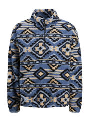 thumbnail: JACK & JONES ORIGINALS trui JORDIAMOND  met all over print ashley blue