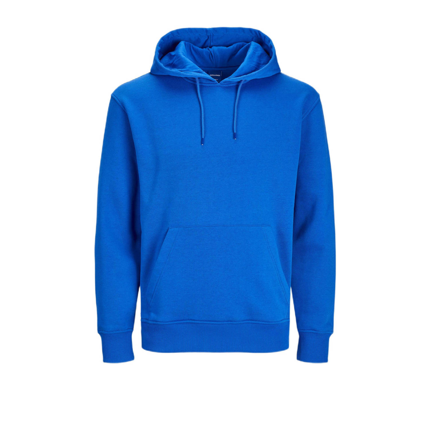 JACK & JONES ORIGINALS hoodie JORLAUGH met backprint blauw