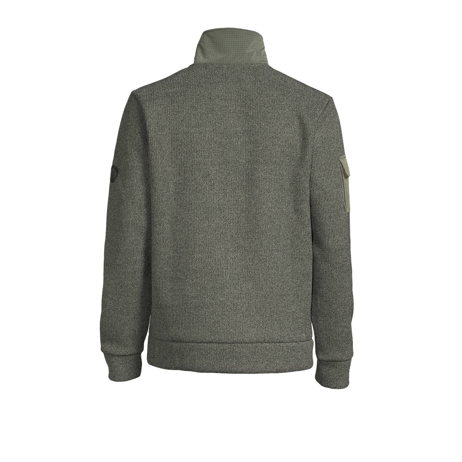JACK & JONES CORE gebreid vest JCOPOCKET agave green