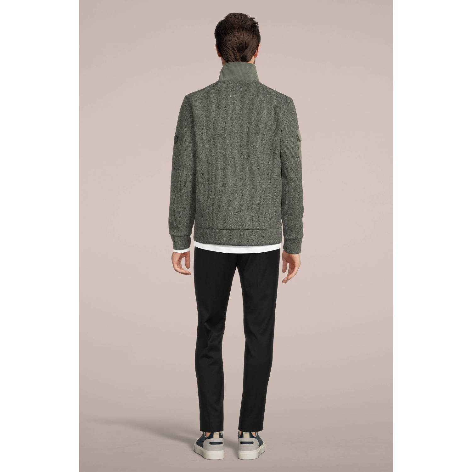 JACK & JONES CORE gebreid vest JCOPOCKET agave green