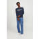 JACK & JONES ORIGINALS regular fit longsleeve JORLAKEWOOD met printopdruk blauw