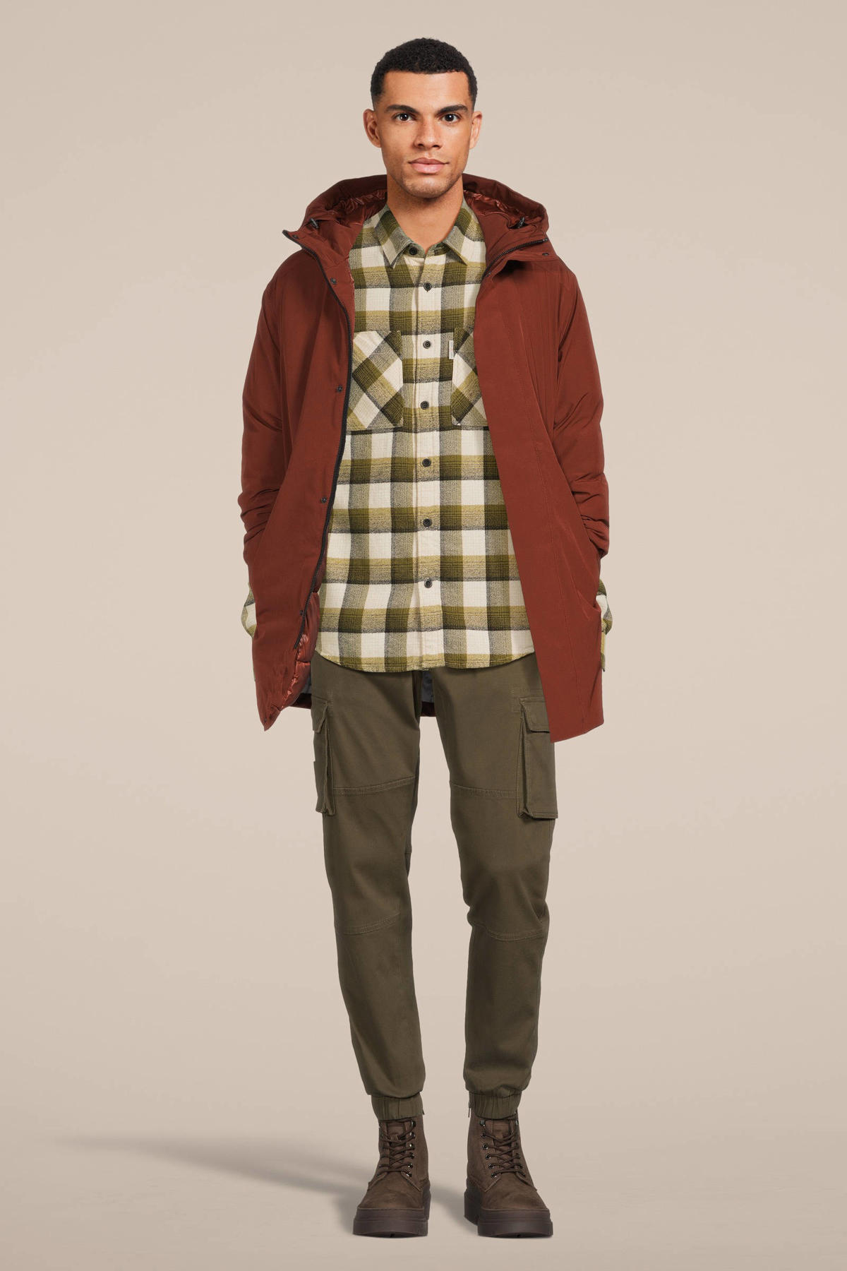 JACK & JONES PREMIUM jas JPRBLAKEEN rood | wehkamp