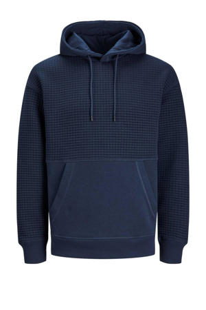 hoodie JCOBLACK met logo navy blazer