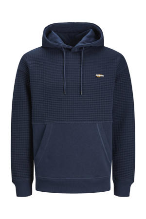 hoodie JCOBLACK  Plus Size met textuur navy blazer