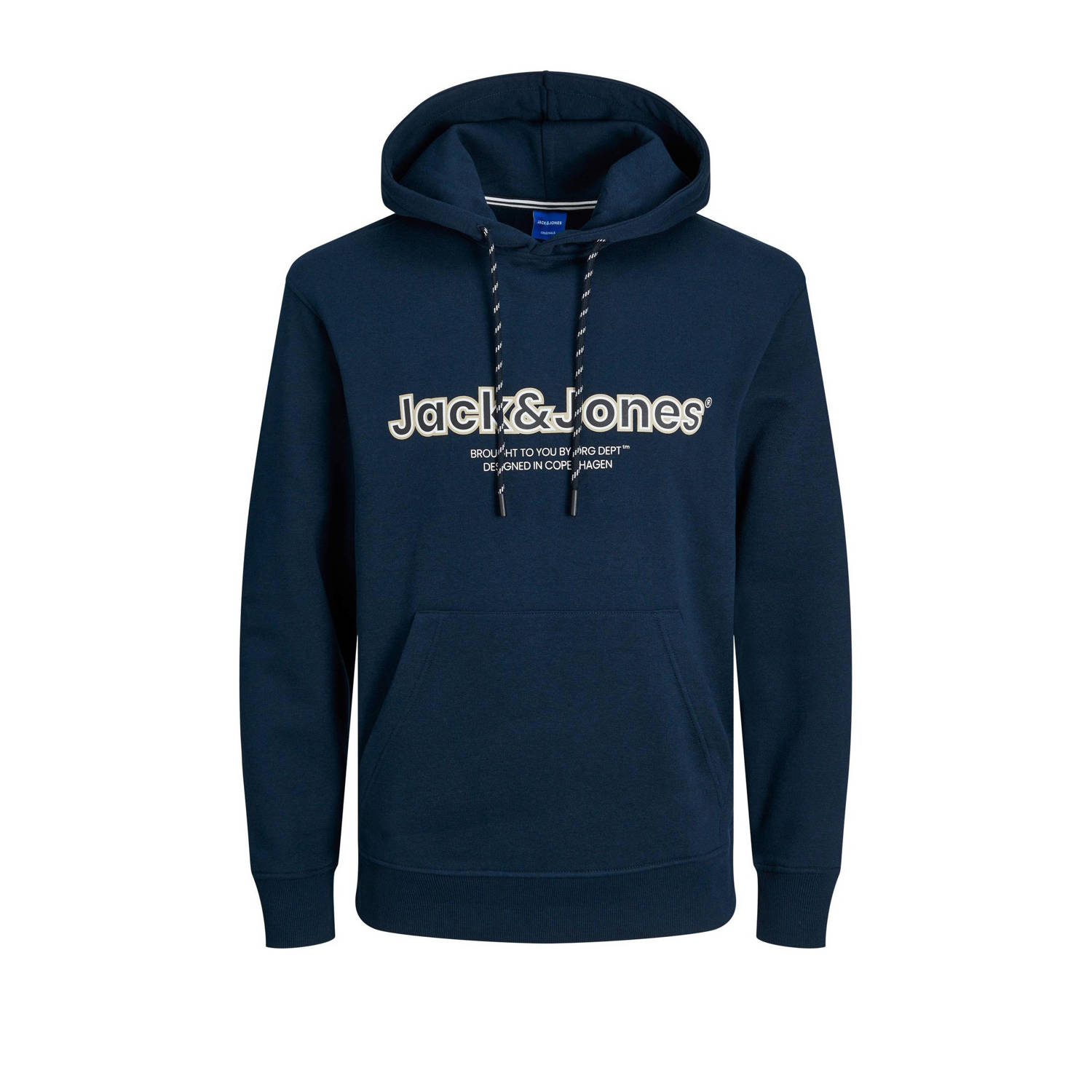 JACK & JONES PLUS SIZE hoodie JORLAKEWOOD Plus Size met printopdruk sky captain