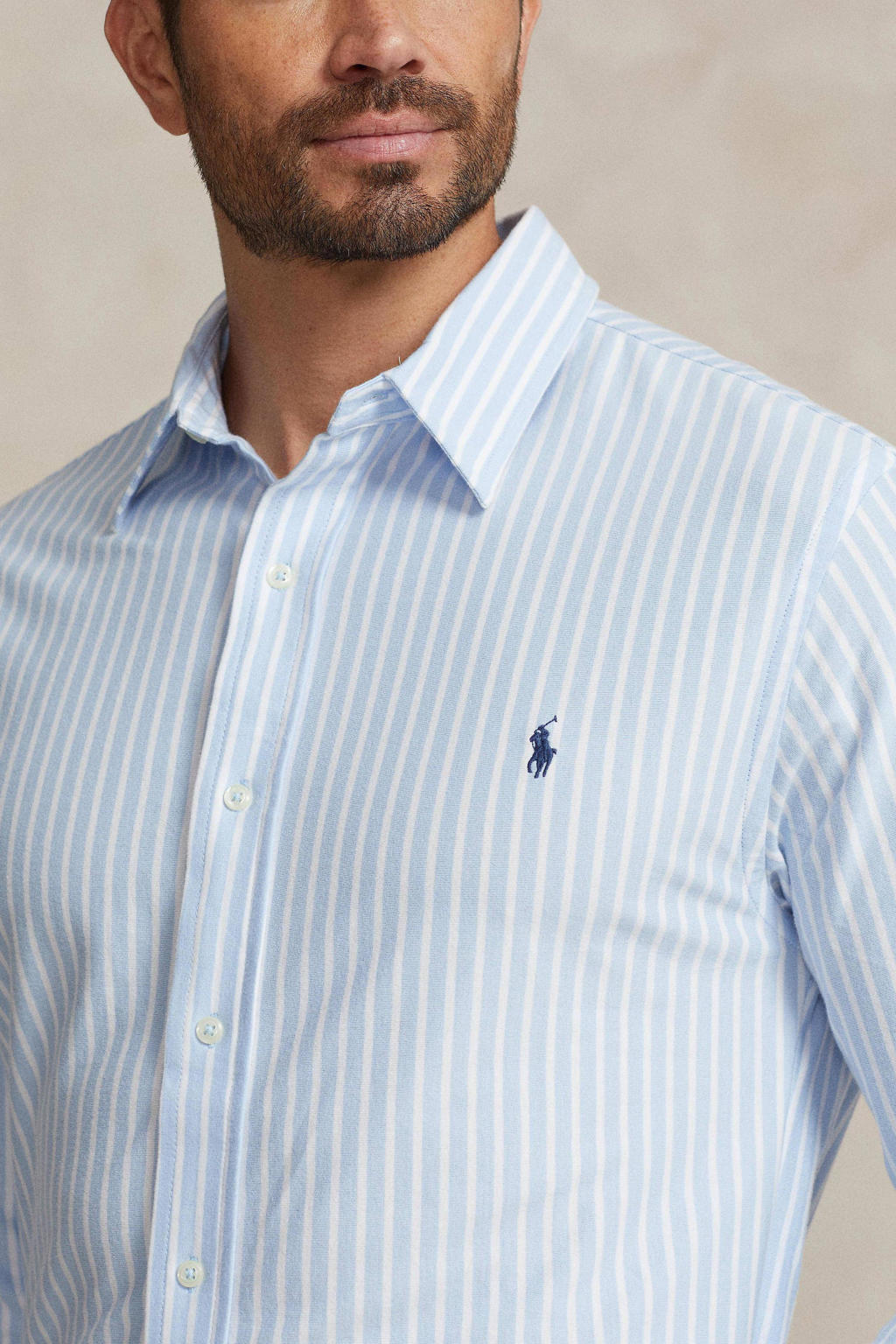 POLO Ralph Lauren Big & Tall +size gestreept slim fit overhemd office