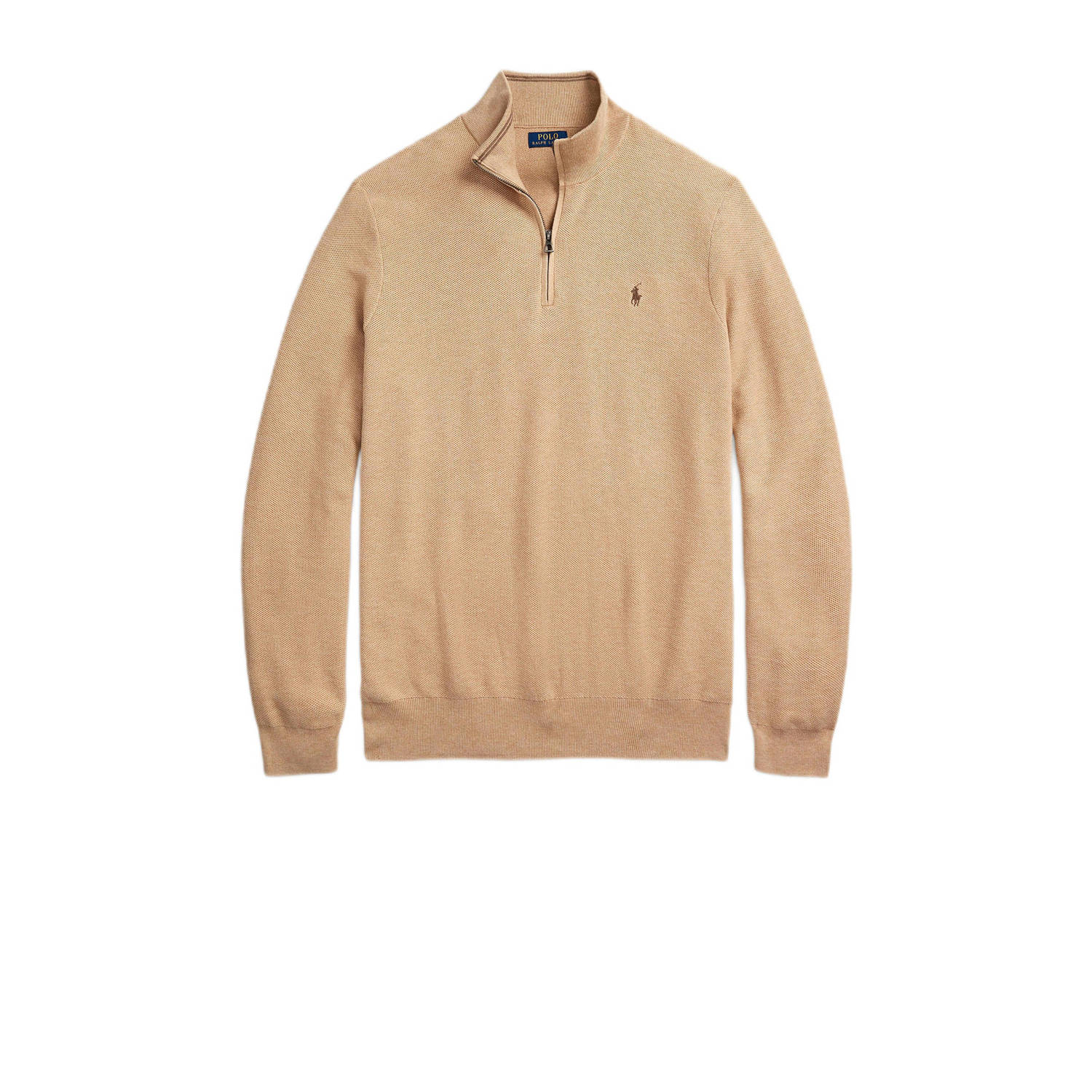 POLO Ralph Lauren Big & Tall fijngebreide trui met logo camel melange