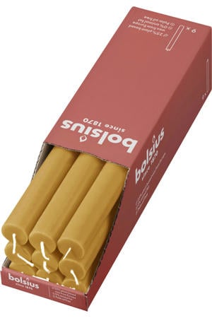 dinerkaars Rustiek okergeel (Ø2,3x27 cm) (set van 9)