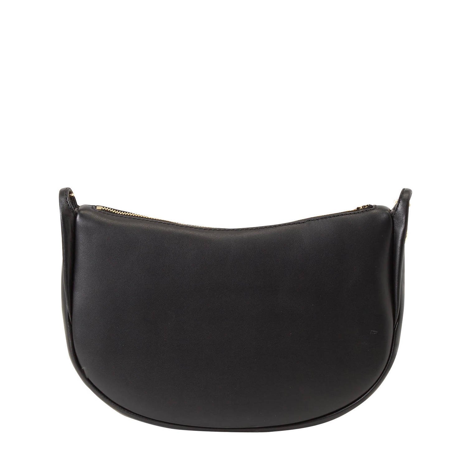 Michael Kors leren crossbody tas Kendall zwart