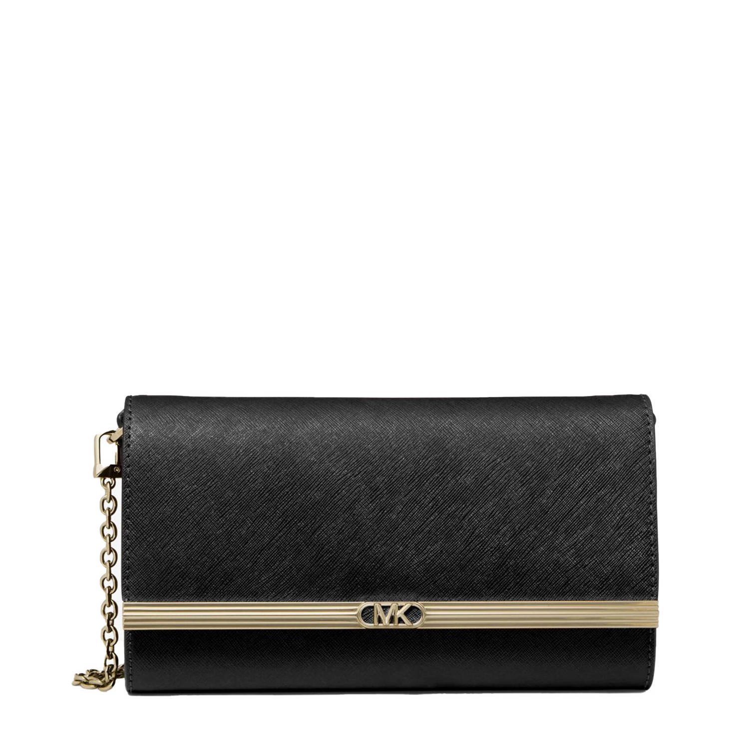 MICHAEL Kors Handtas van leer met logo-applicatie model 'MONA'