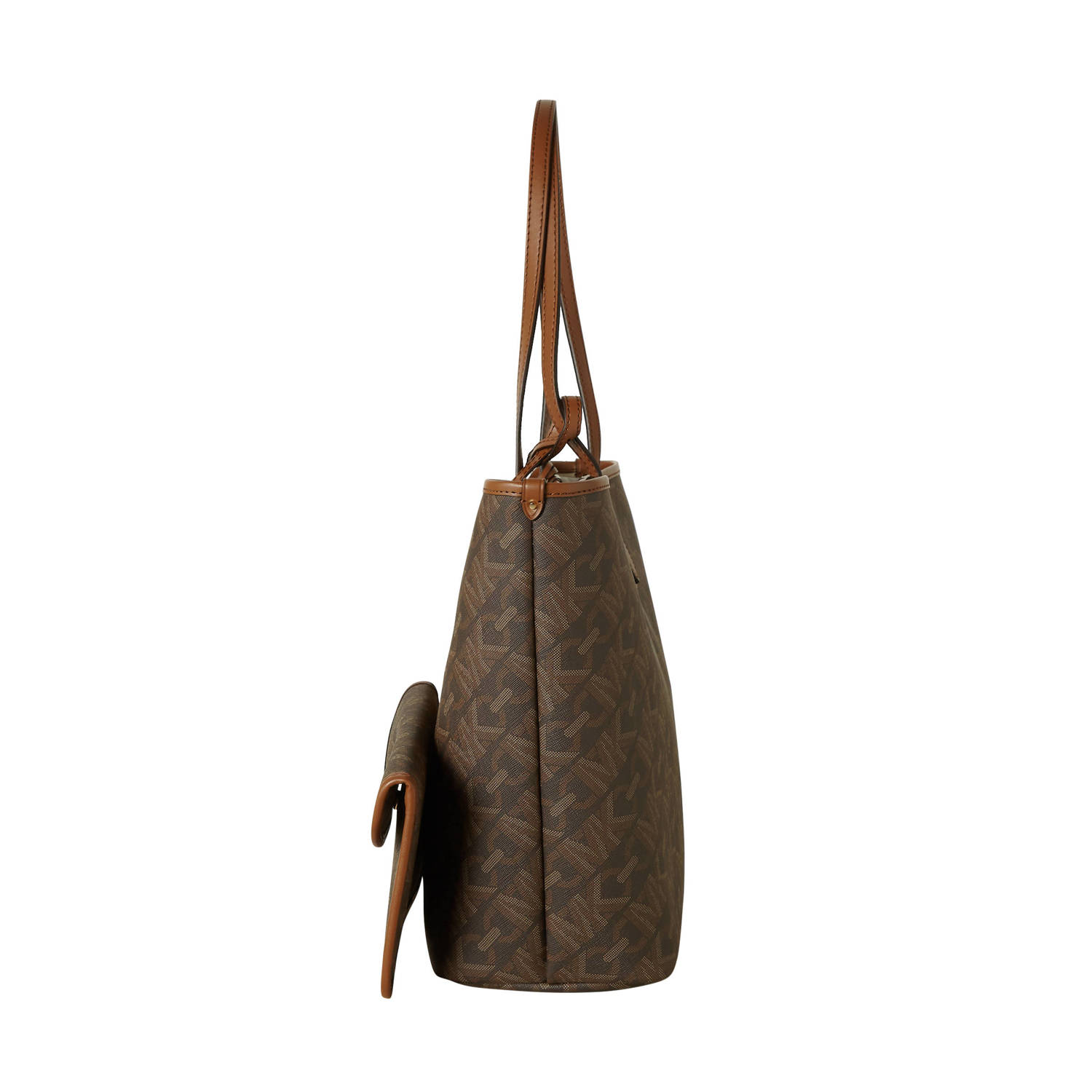 Michael Kors shopper Eliza met logoprint donkerbruin