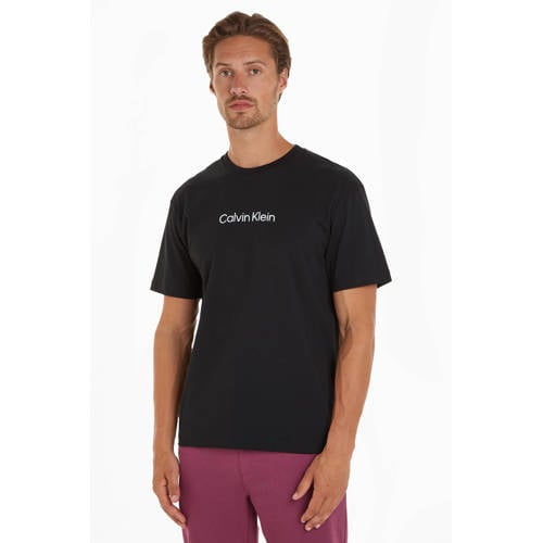 Calvin Klein regular fit T-shirt van katoen ck black afbeelding
