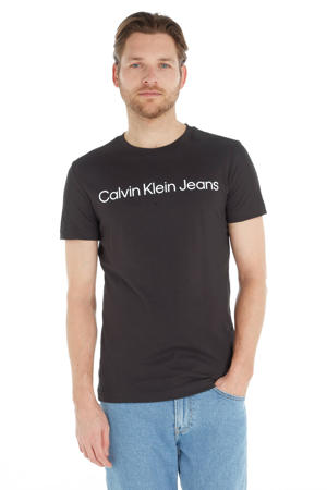 T-shirt met logo zwart