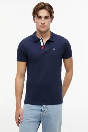 slim fit polo met logo Twilight navy