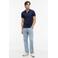 Tommy Jeans slim fit polo met logo Twilight navy