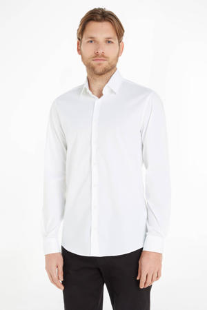 slim fit overhemd bright white