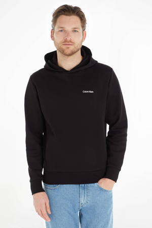 hoodie met logo ck black