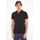 Tommy Jeans slim fit polo met logo Black