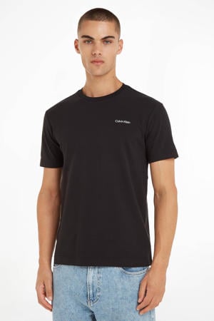 regular fit T-shirt met katoen ck black