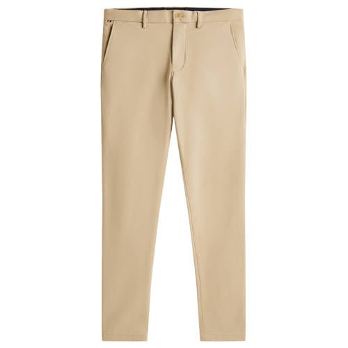 Tommy Hilfiger slim straight fit chino CORE BLEECKER 1985 met katoen batique khaki afbeelding