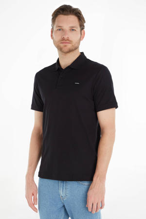 slim polo zwart