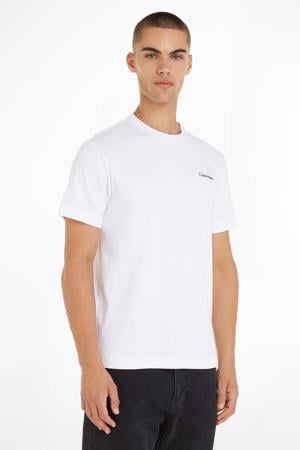regular fit T-shirt met katoen bright white
