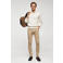 Mango Man slim fit broek lichtbeige