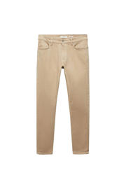 thumbnail: Mango Man slim fit broek lichtbeige