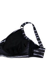 thumbnail: Zizzi voorgevormde beugel bikinitop STANIA zwart/wit