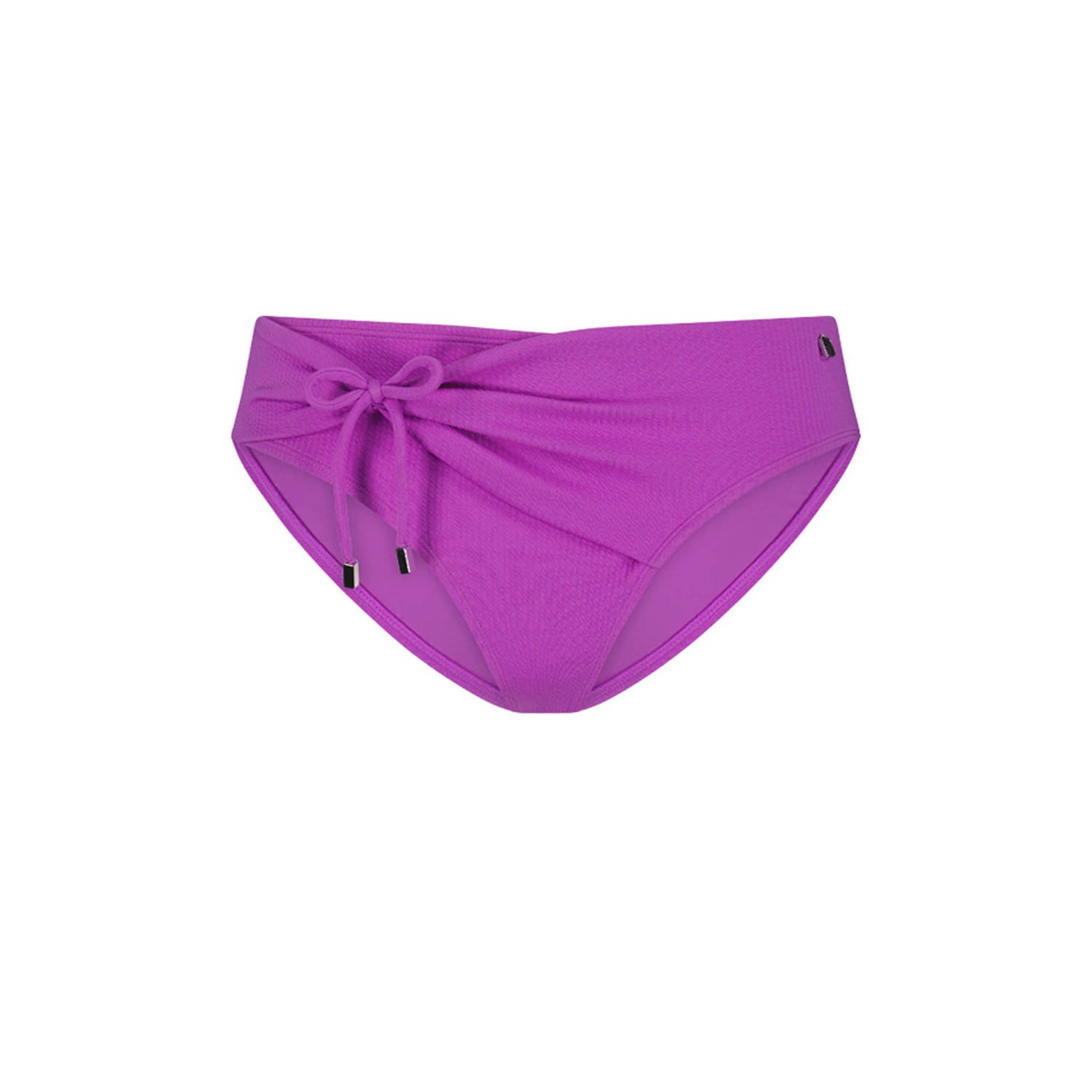 Beachlife bikinibroekje met ribstructuur paars