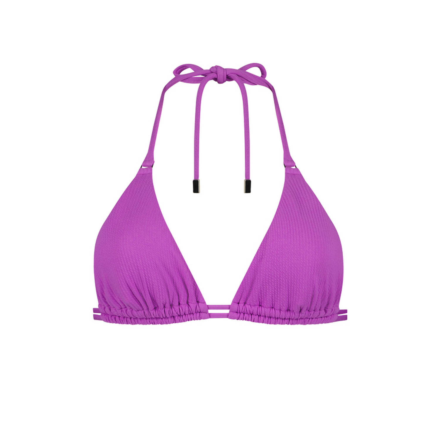 Beachlife voorgevormde triangel bikinitop paars