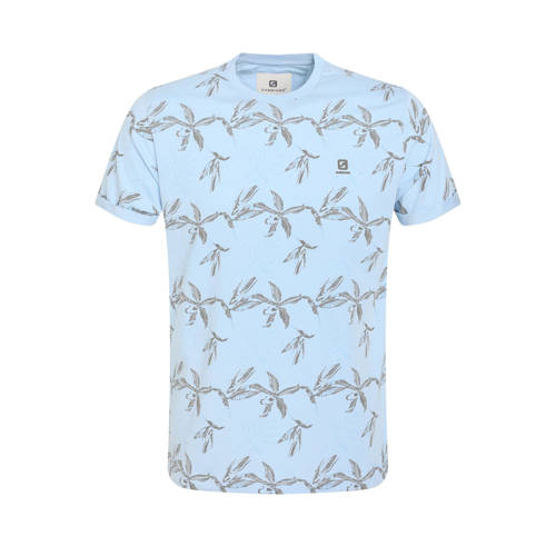 GABBIANO T-shirt met all over print tile blue