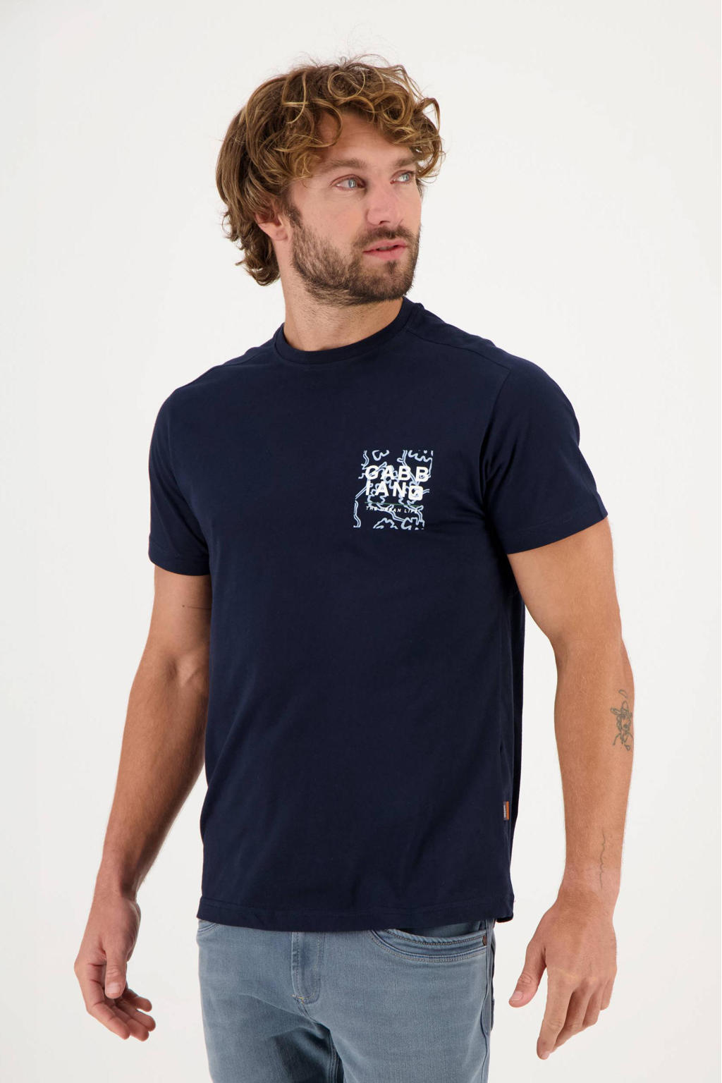 Gabbiano T Shirt Met Printopdruk Navy Wehkamp