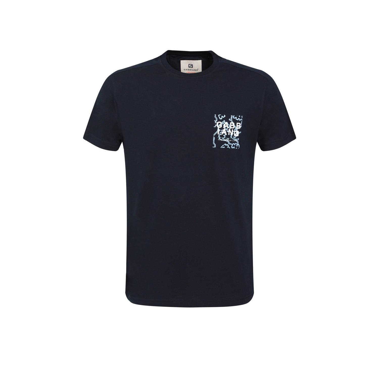 GABBIANO T-shirt met printopdruk navy